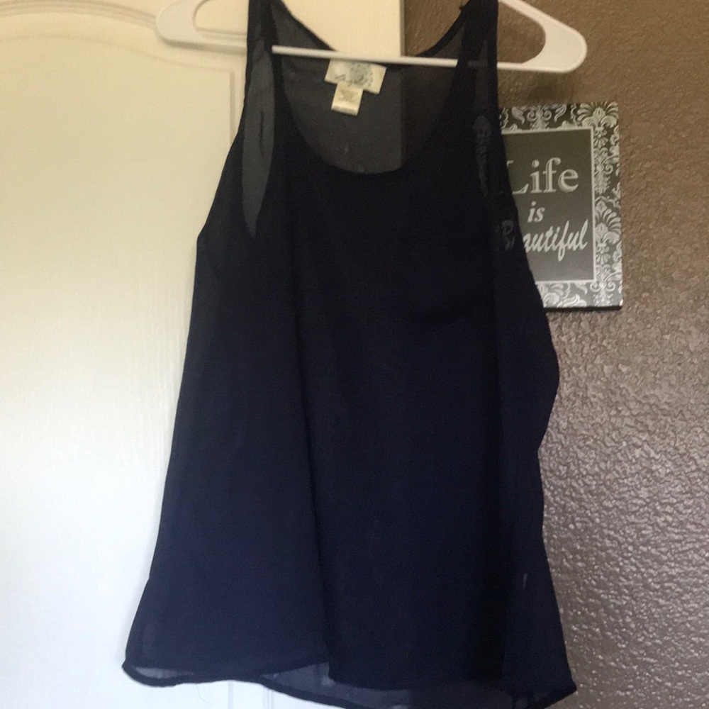 Navy blue tank